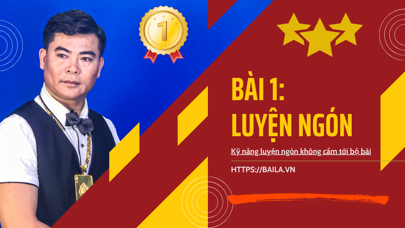 Kỹ năng luyện ngón không cầm tới bộ bài